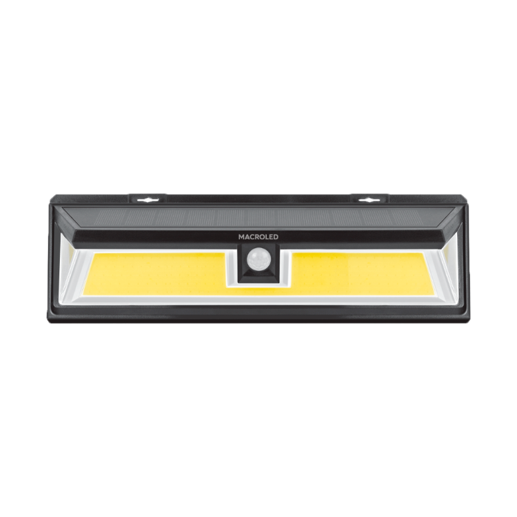 APLIQUE LED SOLAR DE PARED 10W CON SENSOR DE MOVIMIENTO LUZ FRÍA 6500K IP65