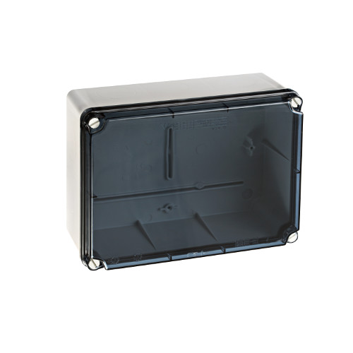 Caja  C/ Transp Uv Plásticos Libres De Halógenos -Ps Antichoque- Ip65-Ip67  185X246X100