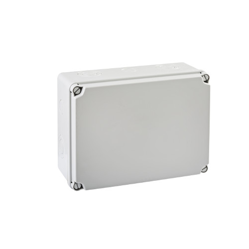 Caja de derivación pretroquelada libre de halógeno IP67 IK07 185X246X100mm