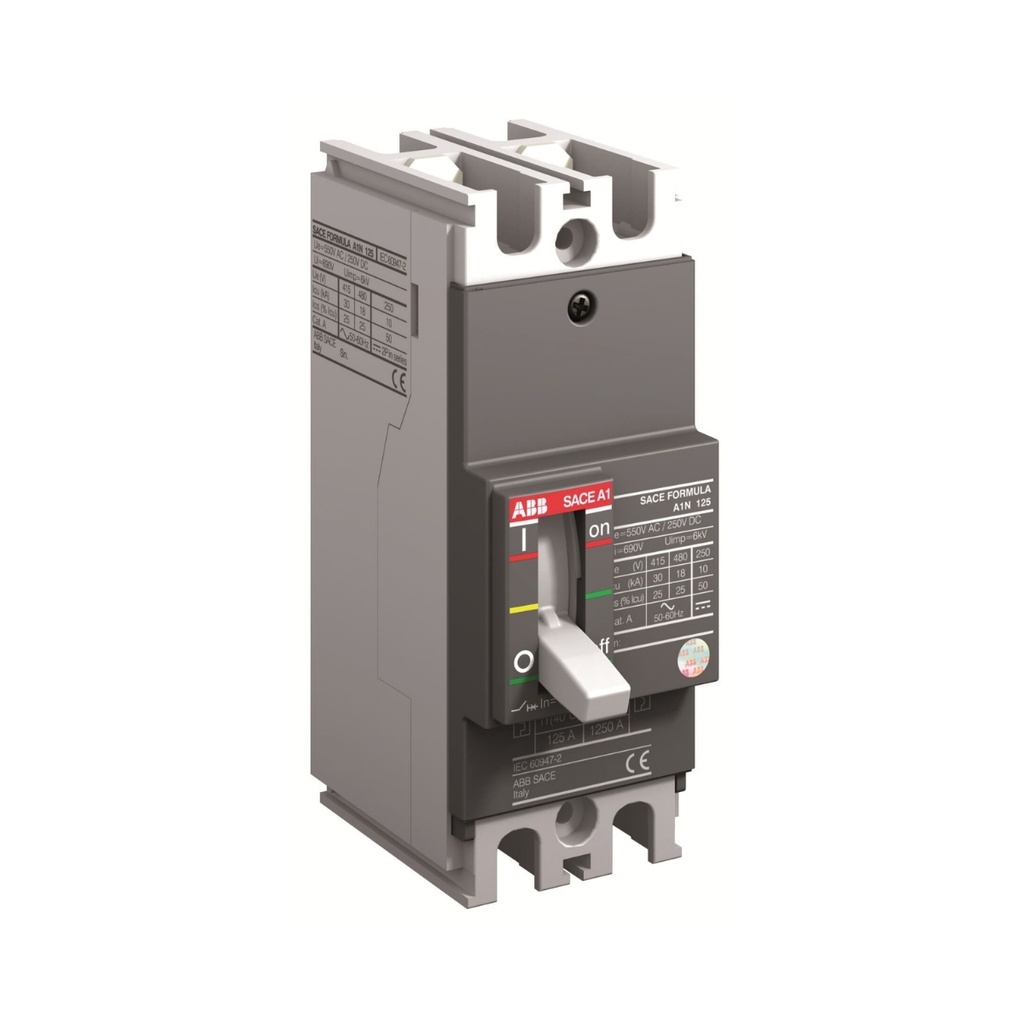 Int. Aut. Caja Mold. 2P  Fijo  40A Icu: 50Ka/240Vac. 36Ka/380Vac. 25Ka/440Vac.