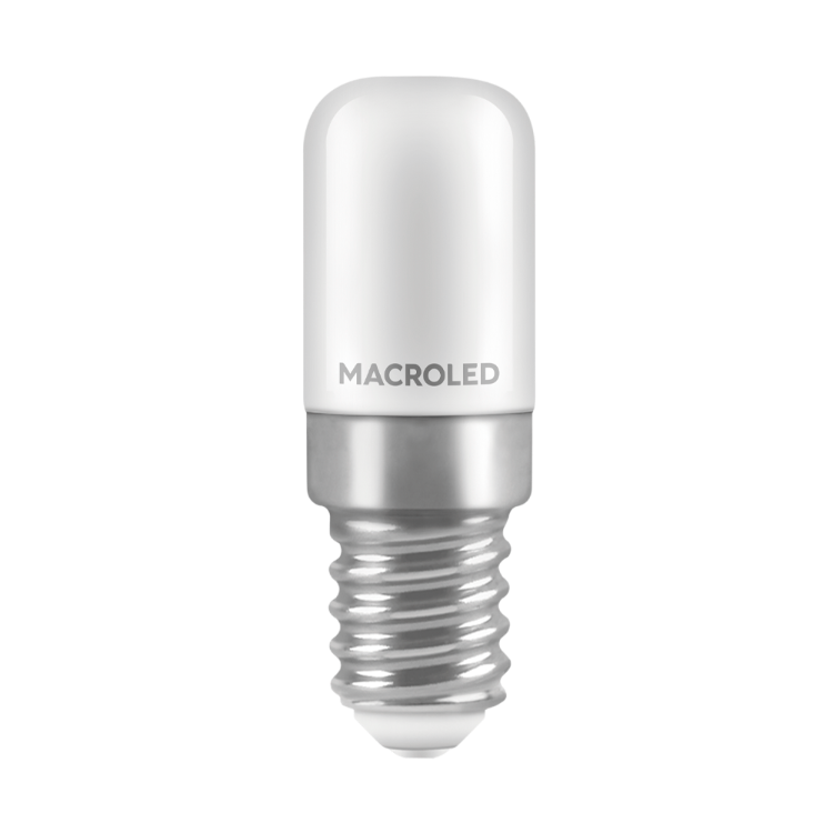 LUZ DE HELADERA MACROLED 4W AC180-240V E14 CALIDO 3000K