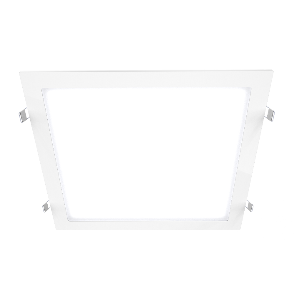 DOWNLIGHT LED BLANCO CUADRADO EMPOTRABLE 24W 85-265VAC LUZ CÁLIDA 3000K