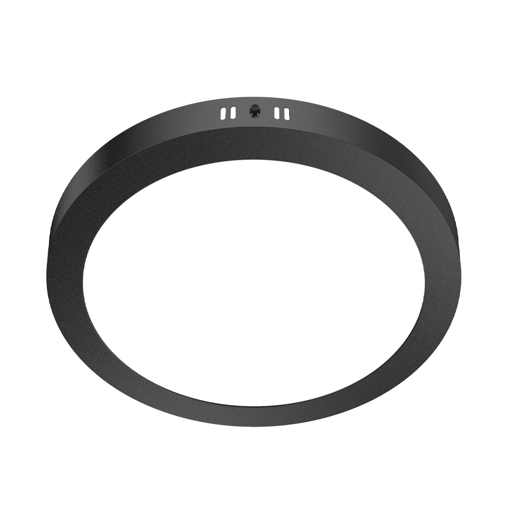 PANEL PLAFON CIRCULAR NEGRO MACROLED 24W AC85-265V FRIO 6000K