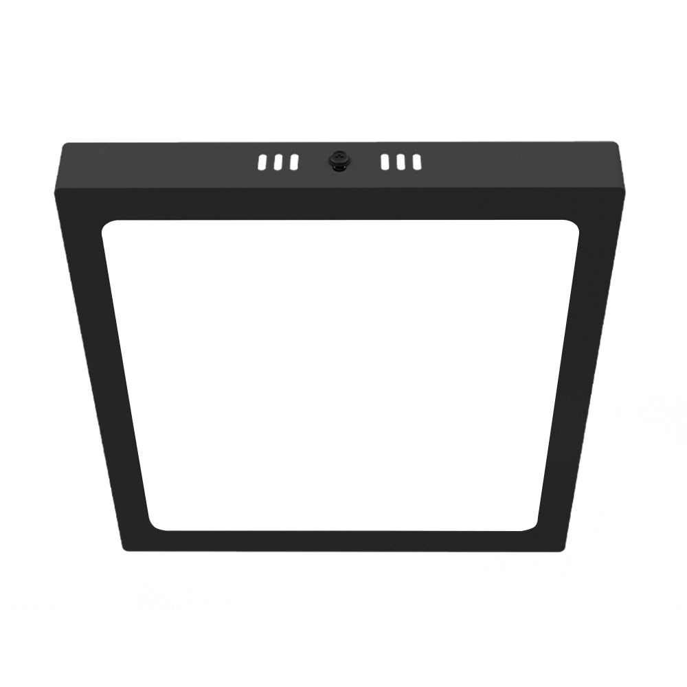 PANEL PLAFON CUADRADO NEGRO MACROLED 18W AC85-265V NEUTRO 4500K