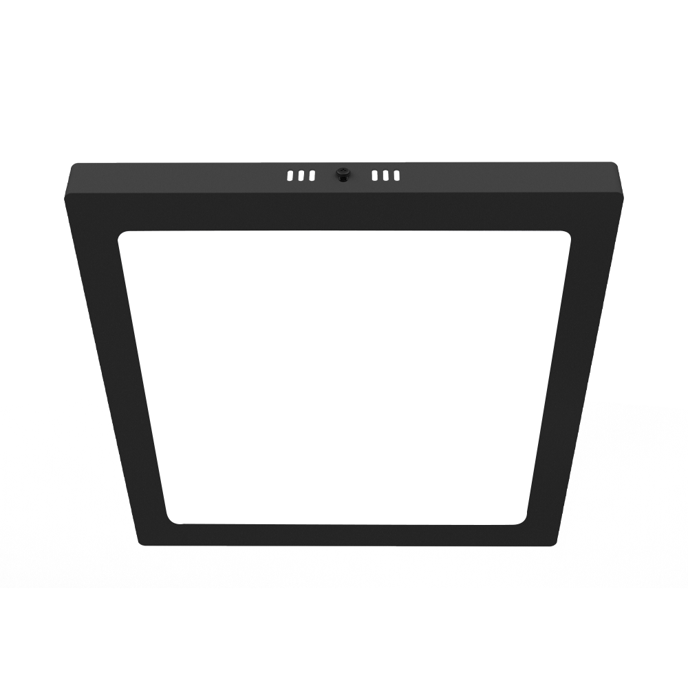 DOWNLIGHT LED NEGRO CUADRADO ADOSABLE 24W 85-265VAC LUZ CÁLIDA 3000K