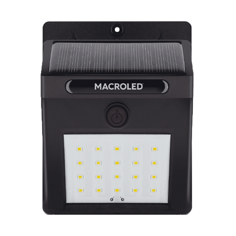 APLIQUE LED SOLAR DE PARED 1.5W IP54 LUZ CÁLIDA 3000K
