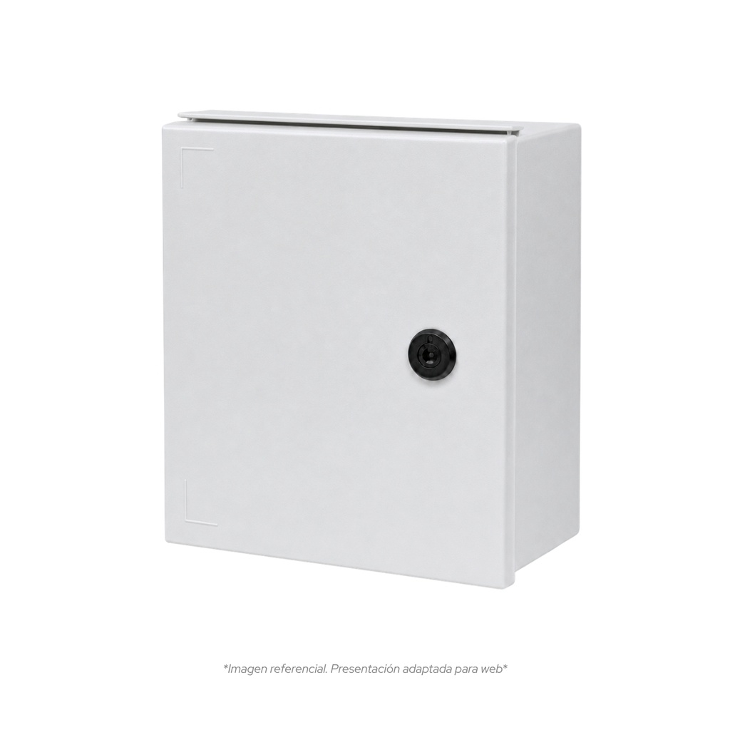 Tablero Poliester Fibra De Vidro Para Adosar 300X250X140 Mm C/Pb Ip65 Ral7035