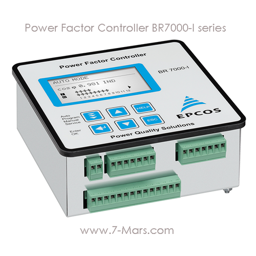 Controlador Del Factor De Potencia Br7000 12 Pasos Aliment. 110-230Vac, 60 Hz. Medicion 3 X 50…760 Vac  5 A. 