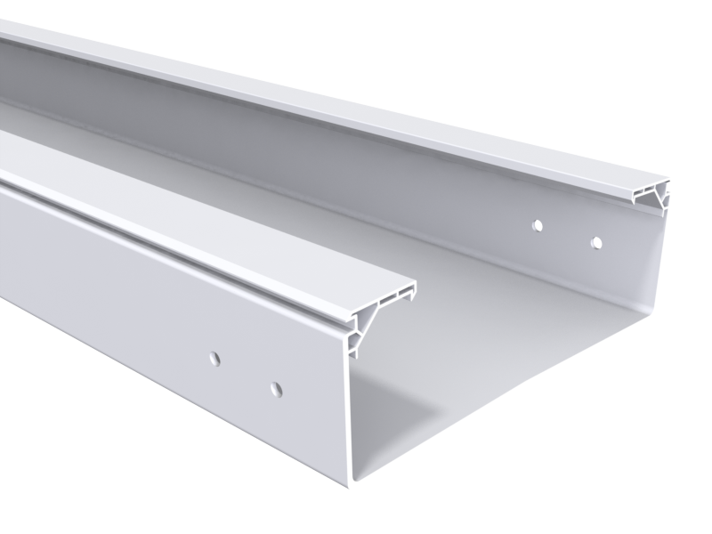 Bandeja ciega BPE-100X300 PVC M1 UV - L=3m