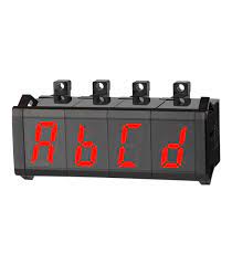 Pantalla Pequeña de Panel digital LED de 7 segmentos, 0-9/A-F, 12-24VCC