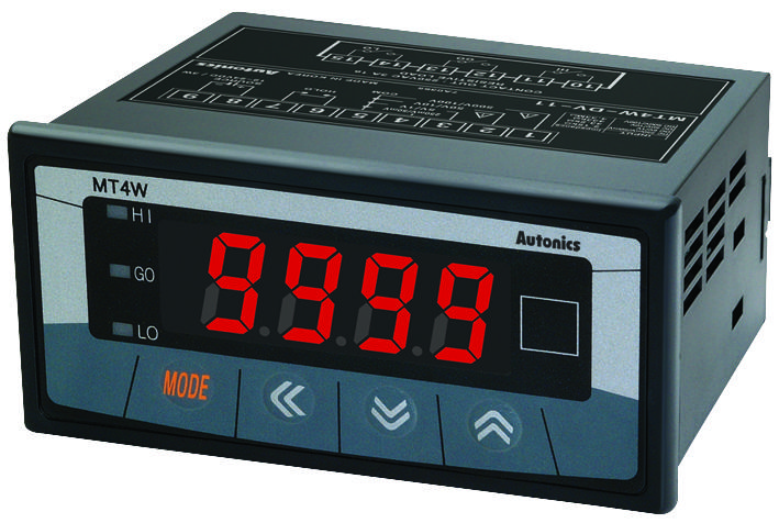Medidor Digital para Panel Multiple 4 digitos, 5A Corriente AC, 96x48mm