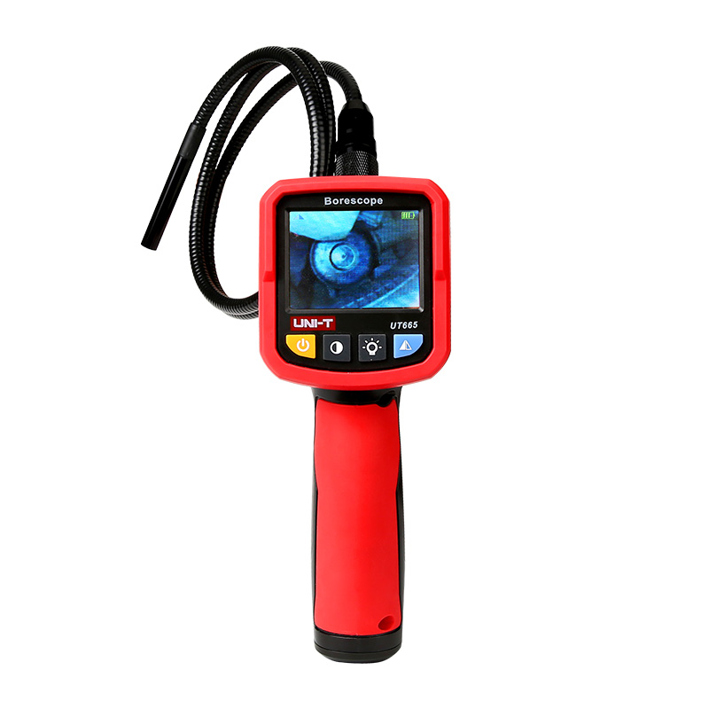 Boroscopio Con Sonda Flexible 8 Mm X 1 M Y Pantalla De 3.5 Pulgadas