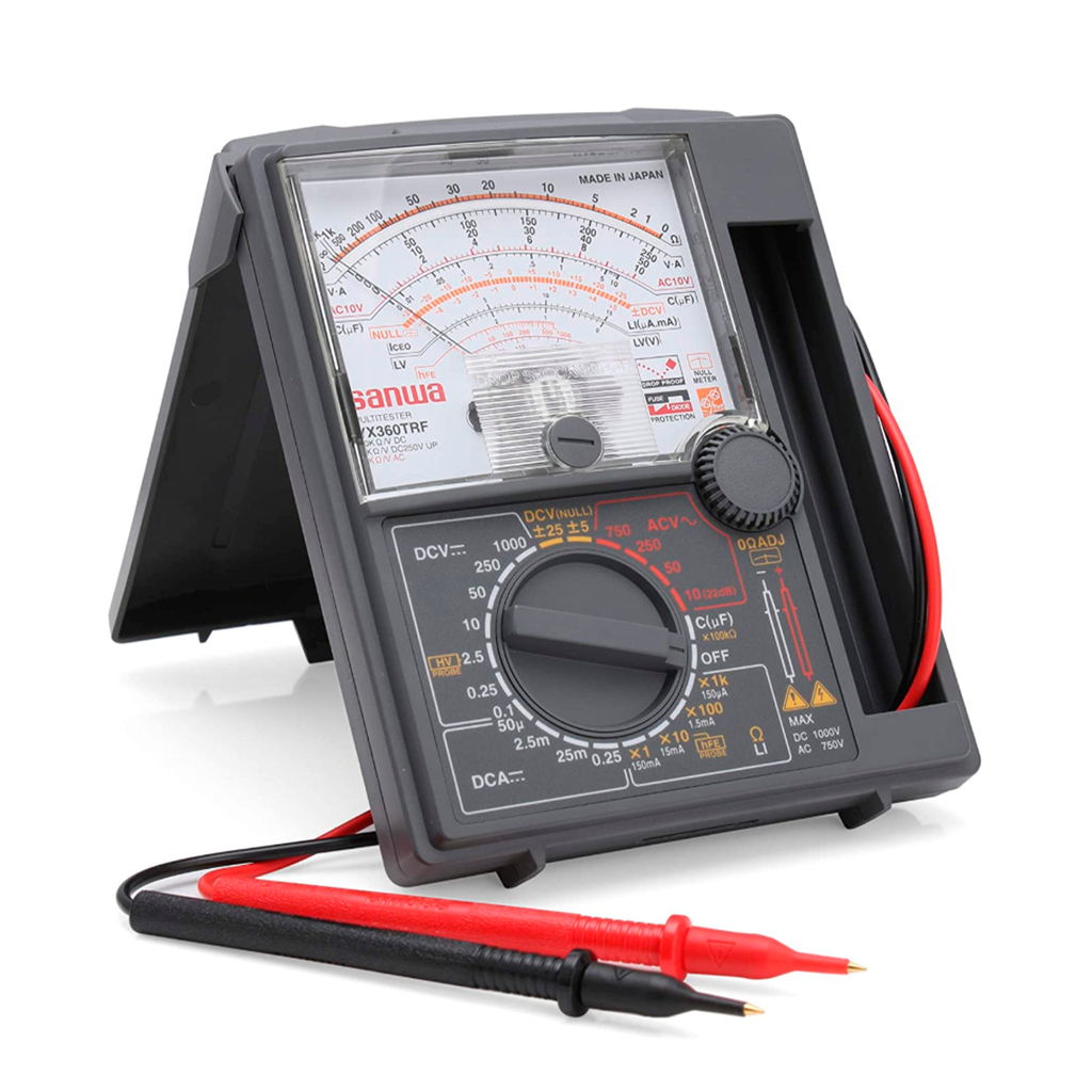 Multimetro Analogico, 1000V Dc / 750V Ac, Ideal Para Campo Y Uso Diario