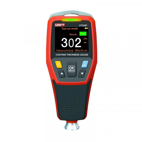 Medidor De Espesor De Recubrimiento, 0–1250 µm / 0–49.2 Mils, Para Materiales Ferrosos Y No Ferrosos, Con Bluetooth