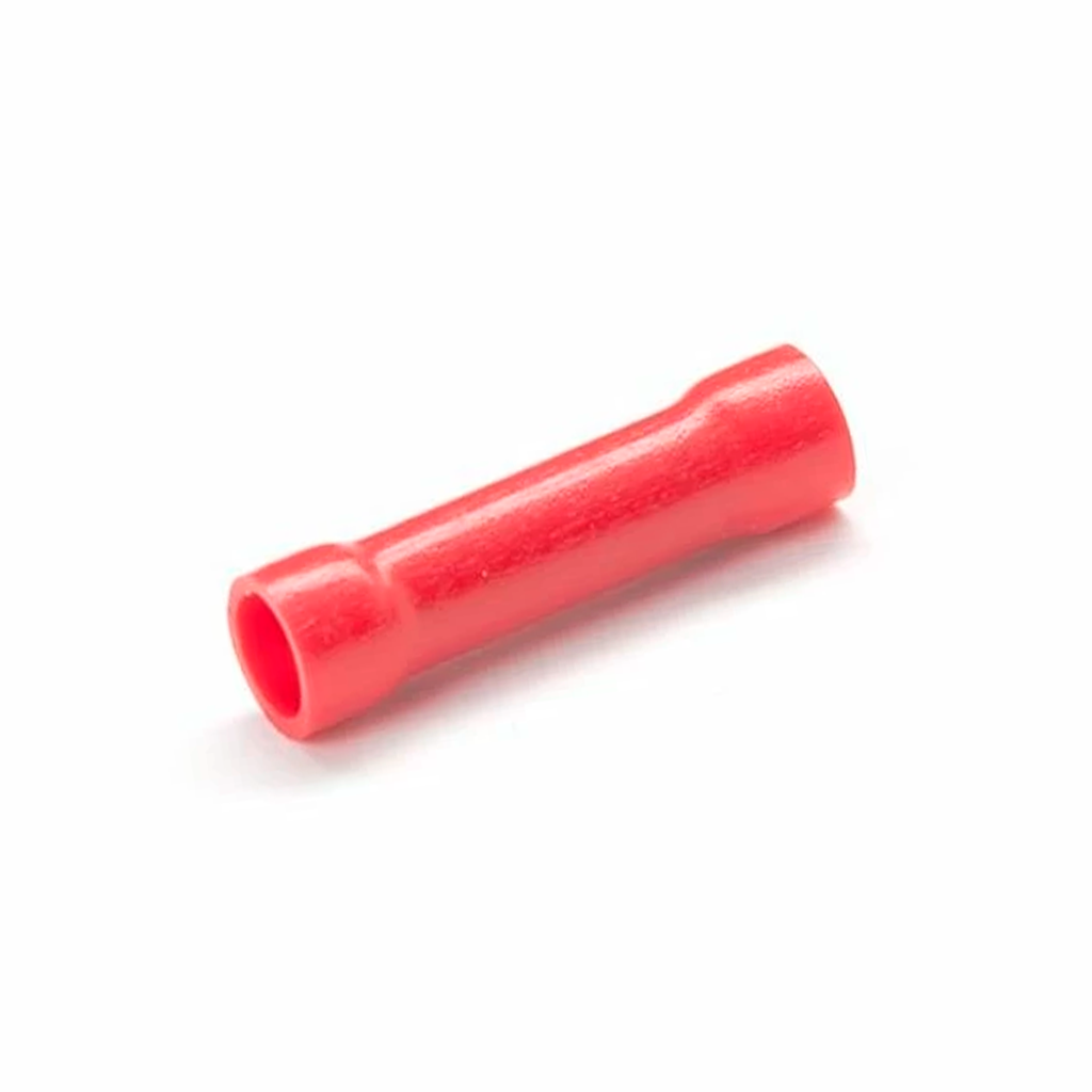 Terminal Empalme Aislado – 22-16 AWG (0.5-1.5mm²) Rojo (100 und)