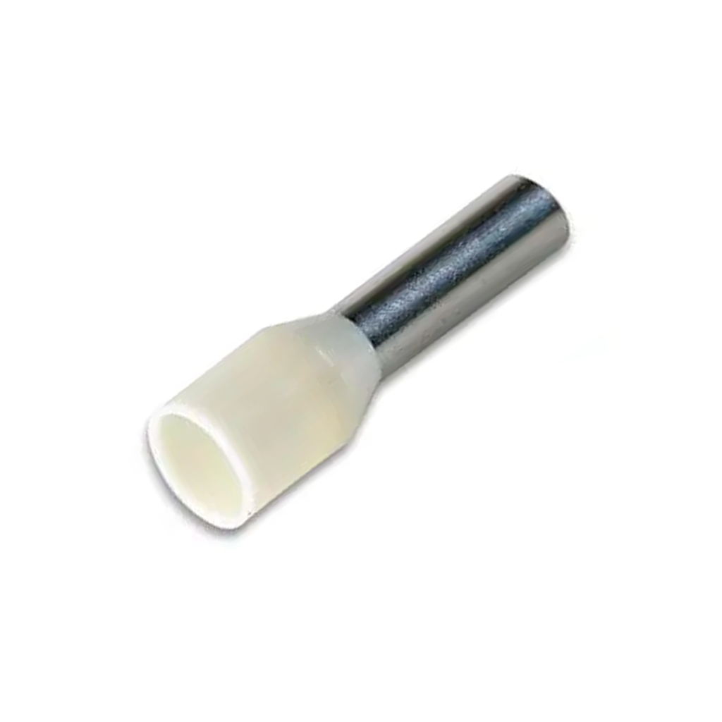 Terminal Sobremoldeado Simple – 8 AWG (10mm²) Marfil (100 und)