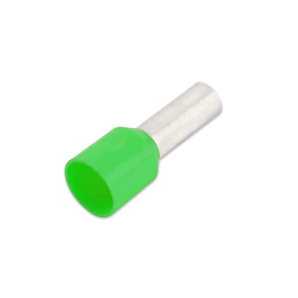 Terminal Sobremoldeado Simple – 6 AWG (16mm²) Verde (100 und)