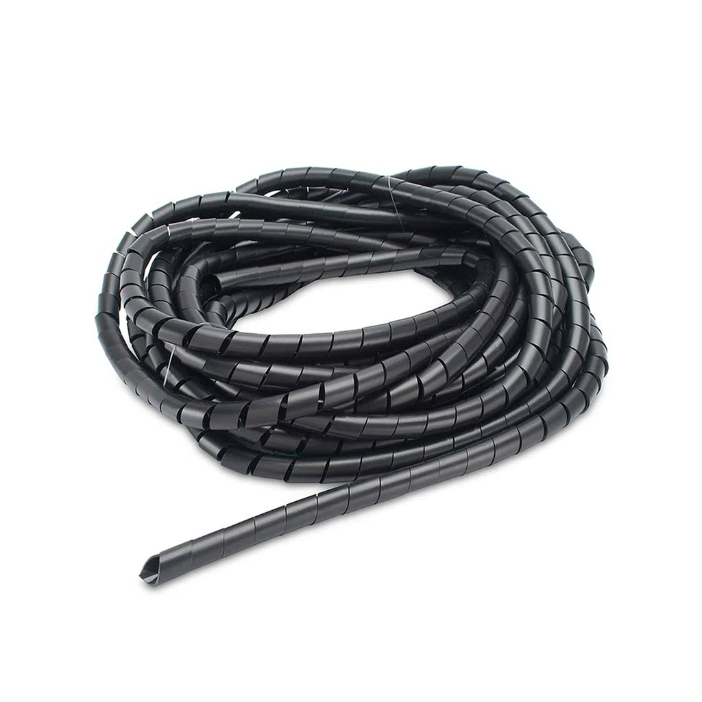 Cinta Espiral 8mm x 10mts Negro