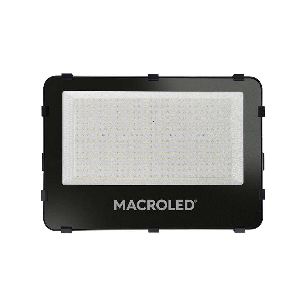 REFLECTOR LED NEGRO 300W 220-240VAC LUZ FRÍA 6500K IP65