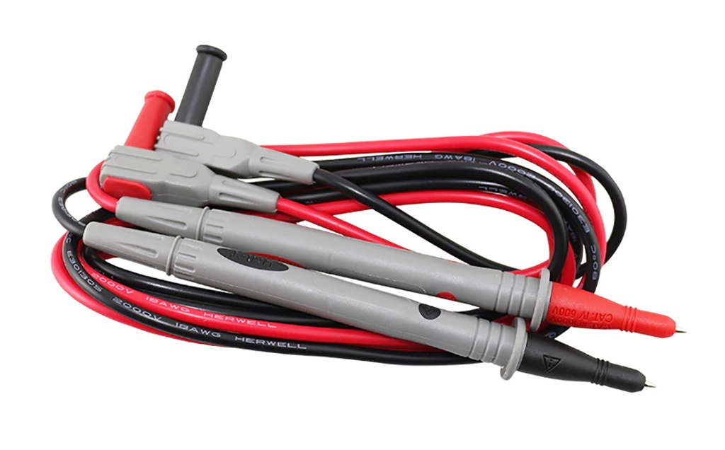 Punta De Prueba Para Multimetros Y Pinzas Amperimetricas, Aislada, Resistente Y Segura Para Medicion Electrica