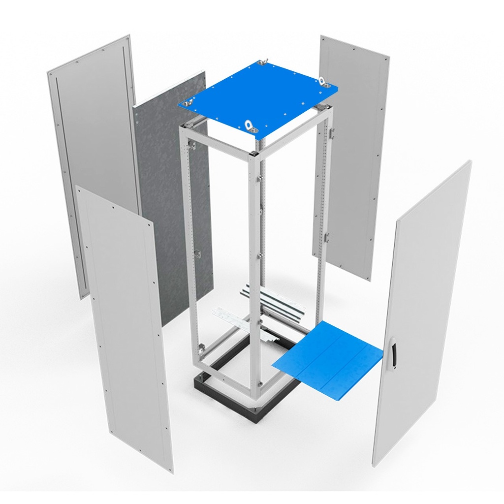 Base Y Techo Para Tablero Autosoportado 800X800