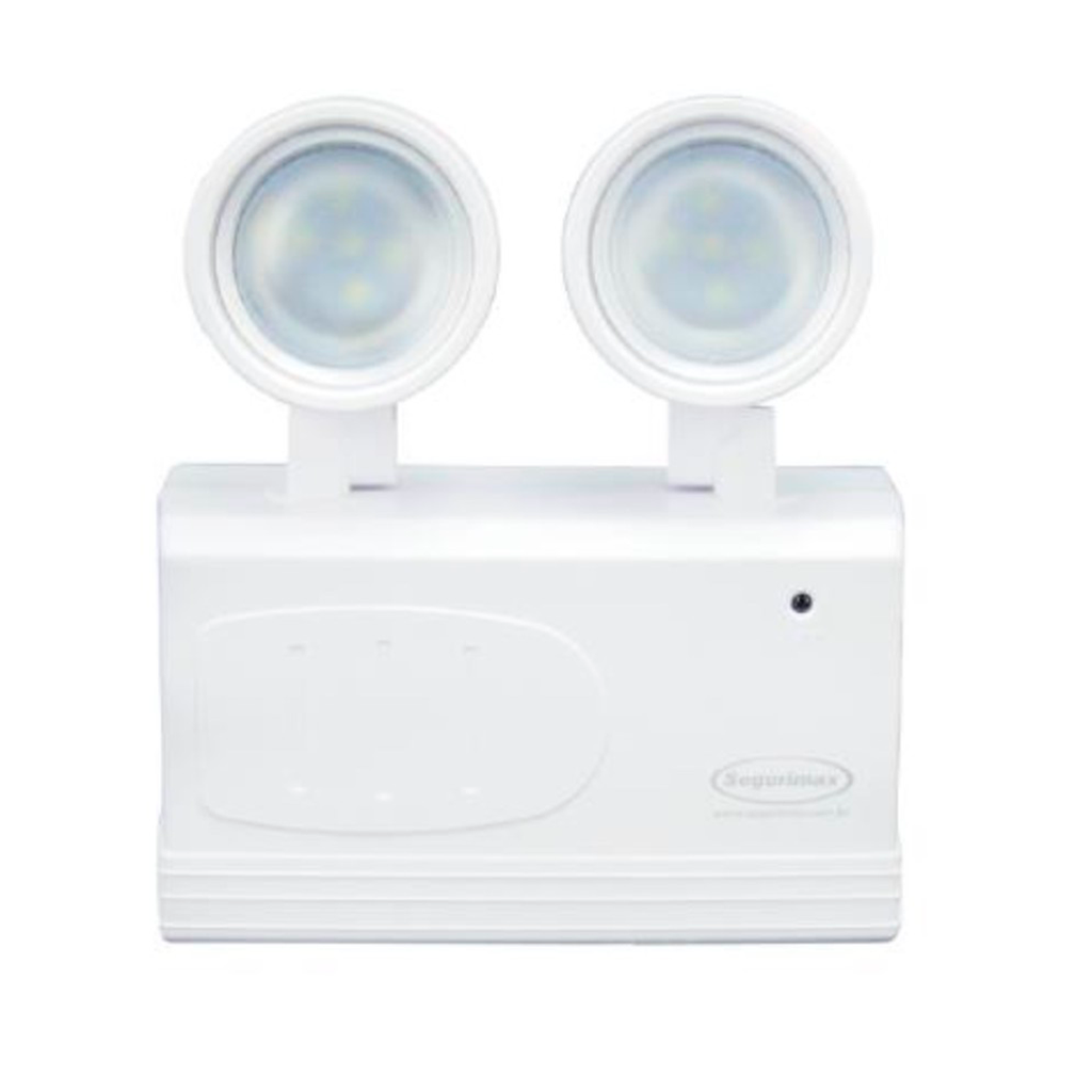 LUMINARIA EMERGENCIA LED 2X 1W 120-240VAC 200LM 3/6H IP20
