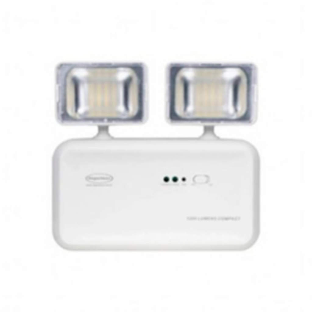 LUMINARIA EMERGENCIA LED 2 FAROS 4W 110-240V 1200LM 2H IP20