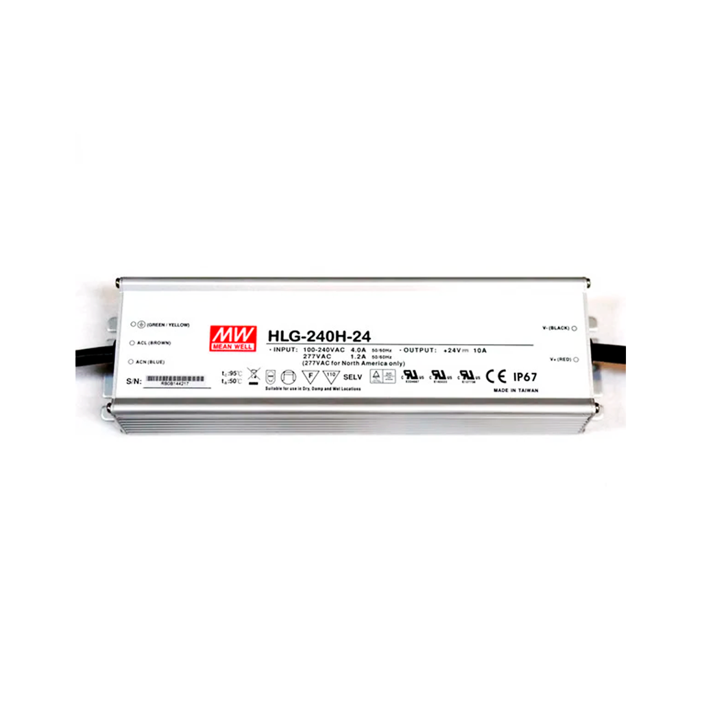 Fuente de alimentación 240W 24V 10A IP67 RATED