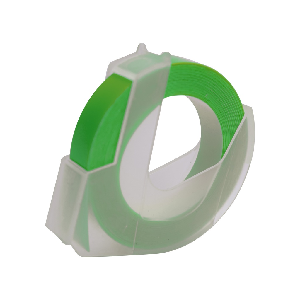 Cinta 3/8" Verde Para Rotulador Mecanico