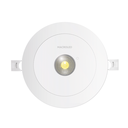 LUZ DE EMERGENCIA EMPOTRABLE BLANCA COB 100-240VAC, AUTONOMÍA 3 HORAS-300LM, LUZ FRÍA 7000K