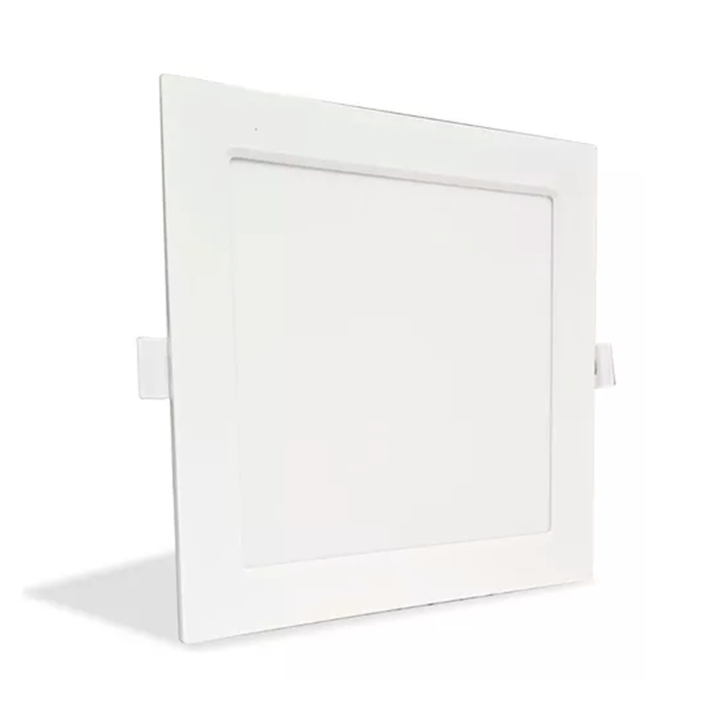 DOWNLIGHT CUADRADO EMPOTRABLE KING 12W 100-240VAC LUZ CÁLIDA 3000K