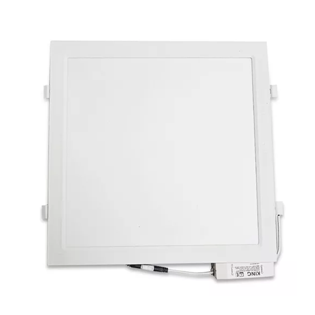 DOWNLIGHT CUADRADO EMPOTRABLE KING 24W 100-240VAC LUZ CÁLIDA 3000K