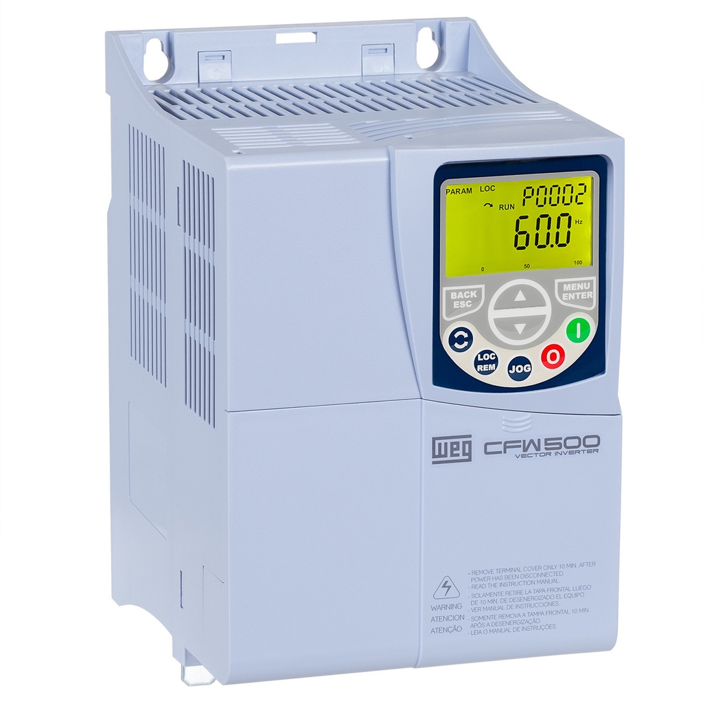VARIADOR FRECUENCIA  7.5HP 24AMP. 3F/3F 200..240VAC CON TRANS. DE FRENADO SIN MODULO PLUG-IN