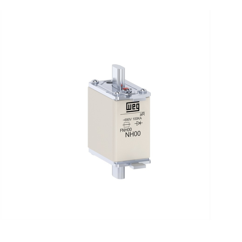 FUSIBLE P/PROTECCION DE SEMICOND. 80AMP. TIPO &quot;NH&quot; CONTACTO CUCHILLA CURVA aR TAM. 00