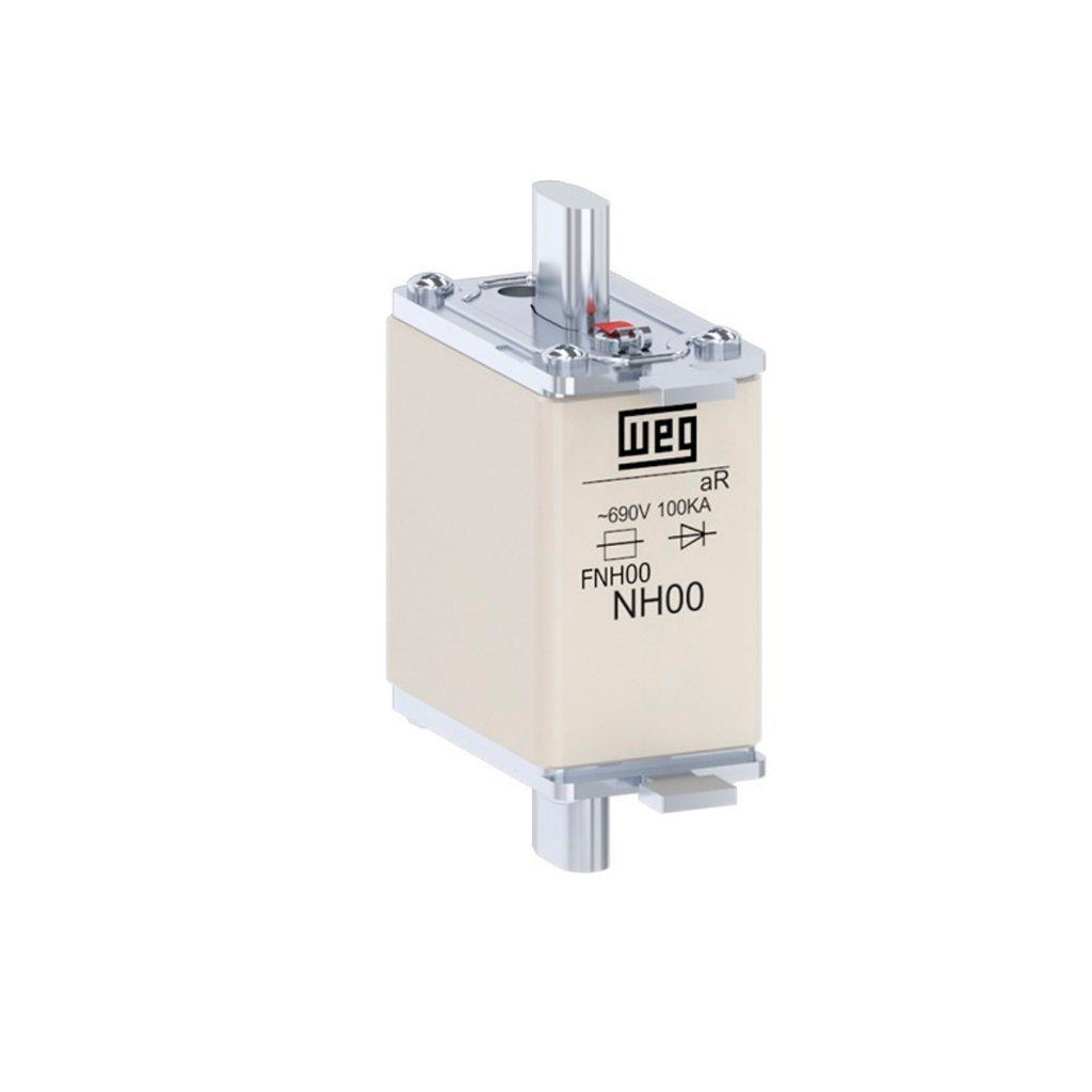 FUSIBLE P/PROTECCION DE SEMICOND. 125AMP. TIPO &quot;NH&quot; CONTACTO CUCHILLA CURVA aR TAM. 00
