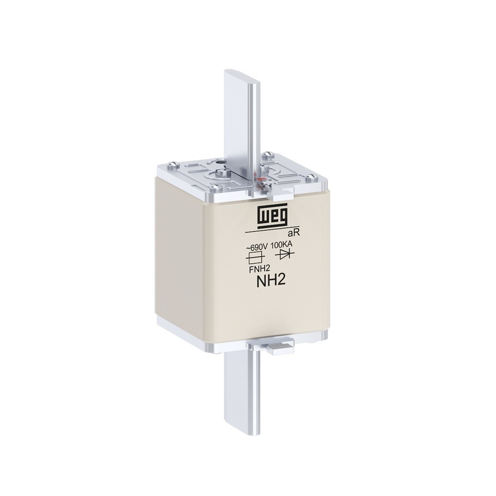 Fusible Ultrarrápido Nh aR – 315A / 690V / 100kA / Tamaño 2