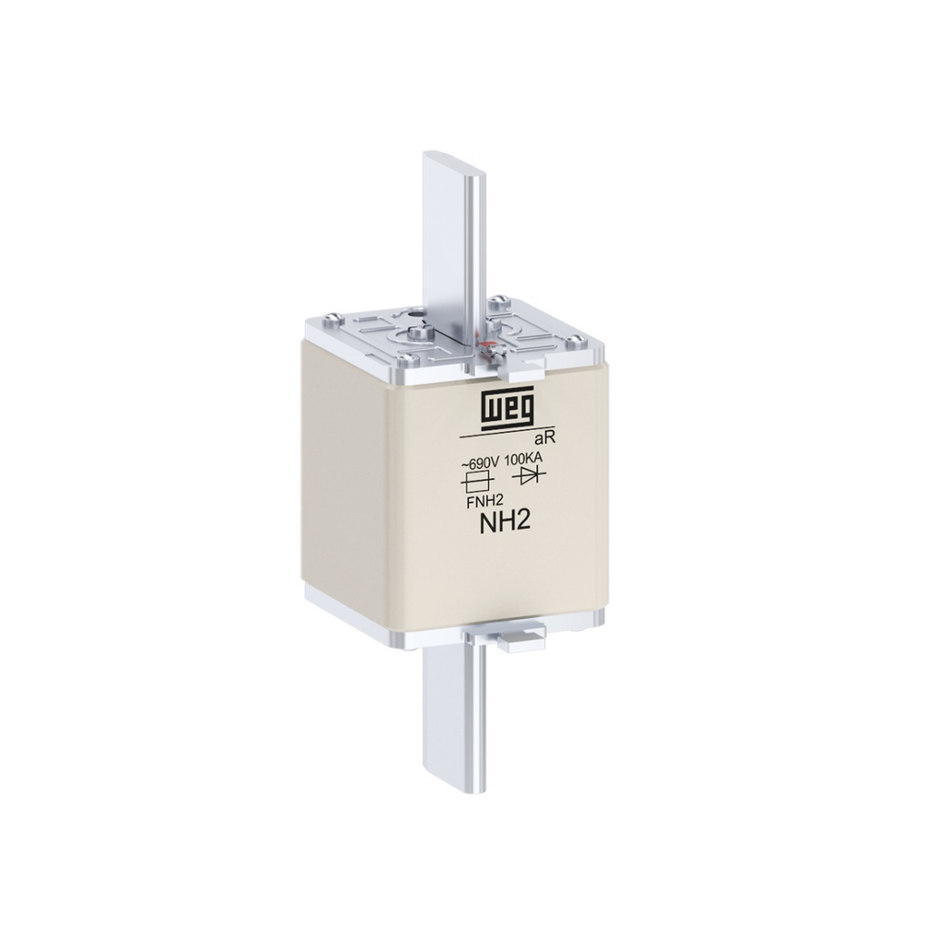 Fusible Ultrarrápido Nh Ar – 500A / 690V / 100Ka / Tamaño 2
