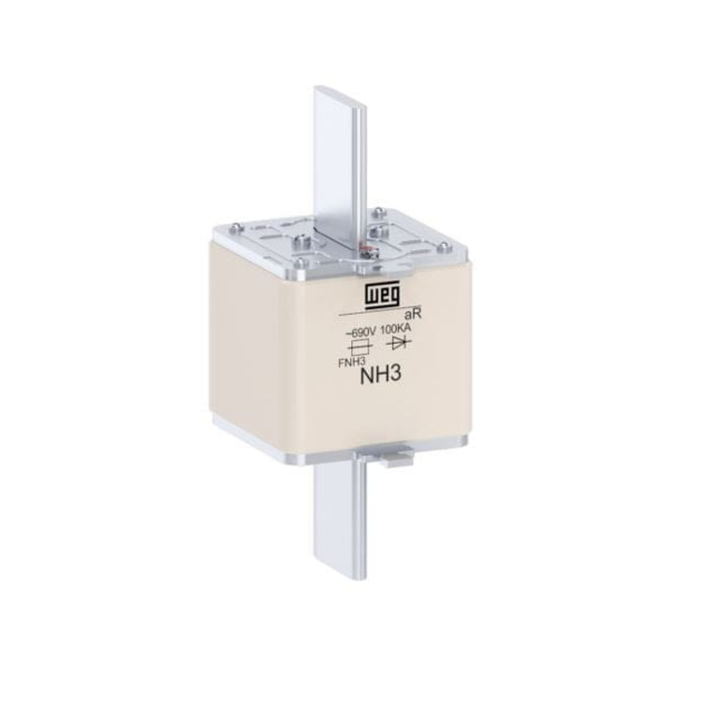 Fusible Ultrarrápido Nh Ar – 450A / 690V / 100Ka / Tamaño 3