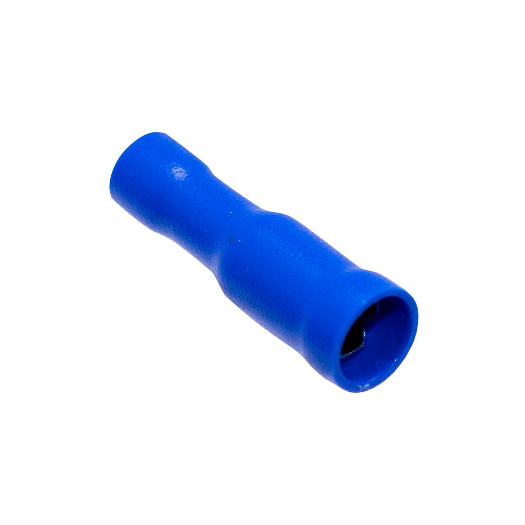 Terminal Aislado Hembra Tipo Bala 14-16Awg Azul 100Und