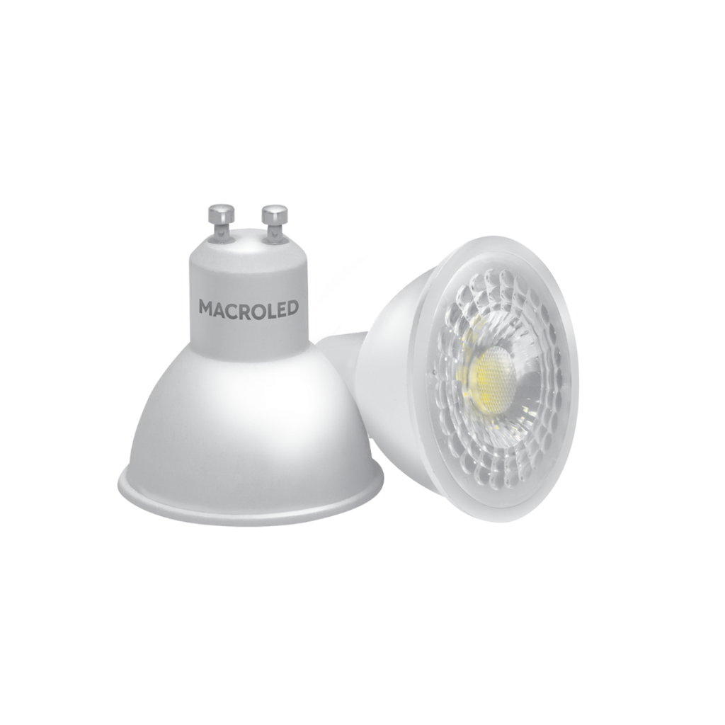 DICROICO LED ECO MR16 7W 100-240VAC LUZ NEUTRA 4500K 38° GU10 DIMEABLE