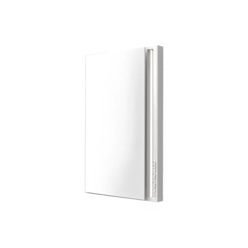 PLACA INTERRUPTOR TECLA SMART BLANCO 1 PULSADOR CANAL 90-250VAC MAX 10A CON CAPACITOR (NUEVO CODIGO).