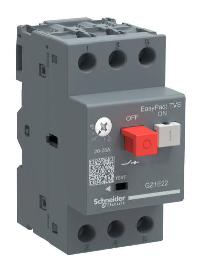 GUARDAMOTOR MAGNETO-TERMICO 3P 1-1.6A 400/415VAC 100KA EASYPACT TVS