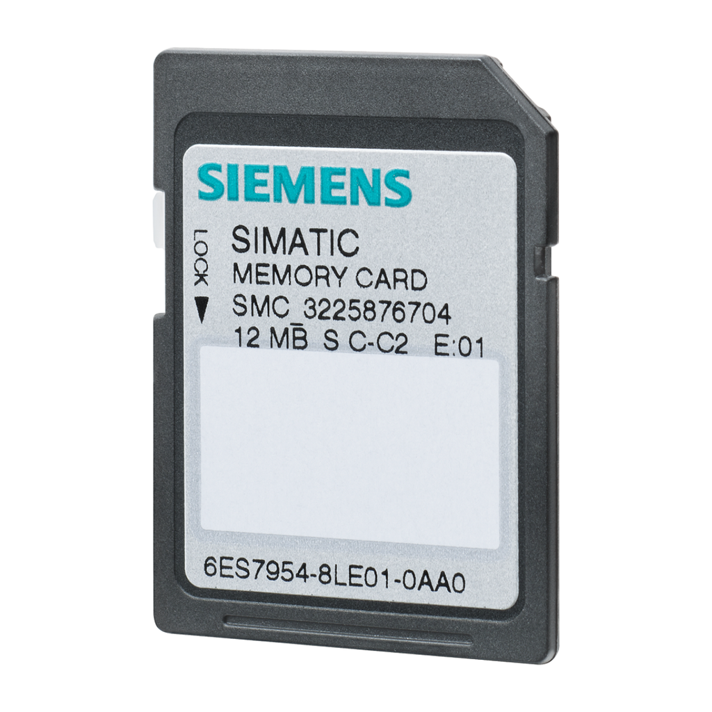 Memory Card para S7-1x 00 CPU/SINAMICS, 3, 3V Flash, 4 Mbytes