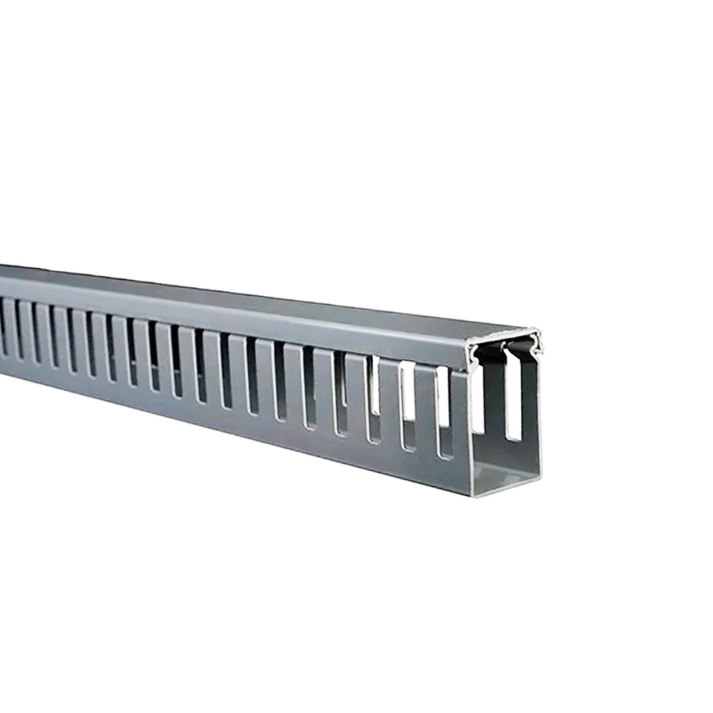 Canaleta Ranurada 40Hx60Ax2000L MM Color Gris