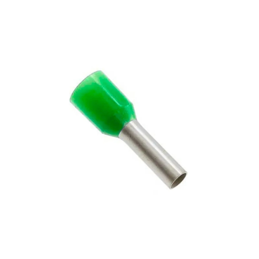 Terminal Sobremoldeado Simple – 1/0 AWG (50mm²) Verde (100 und)