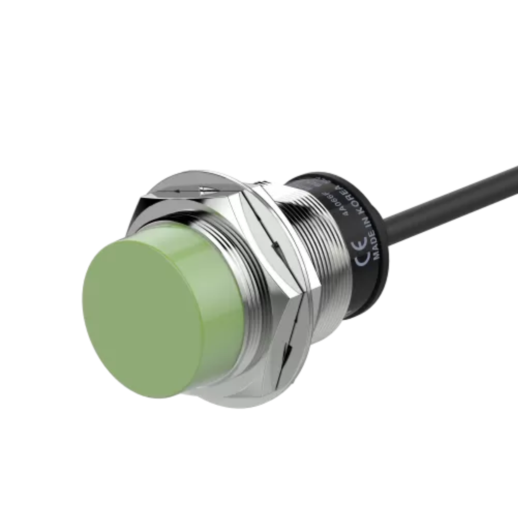 Sensor de proximidad inductivo, cuerpo M30, 15mm de sensado, 24 Vdc, 2 hilos, N.A., 2m cable