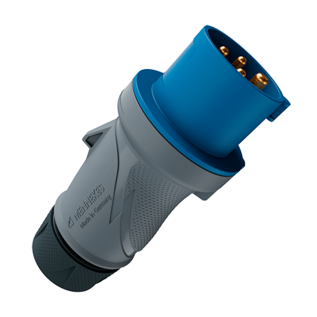 ENCHUFE 32AMP 3P+T 250V AZUL 9H IP54 POWERTOP REMPLAZO  263