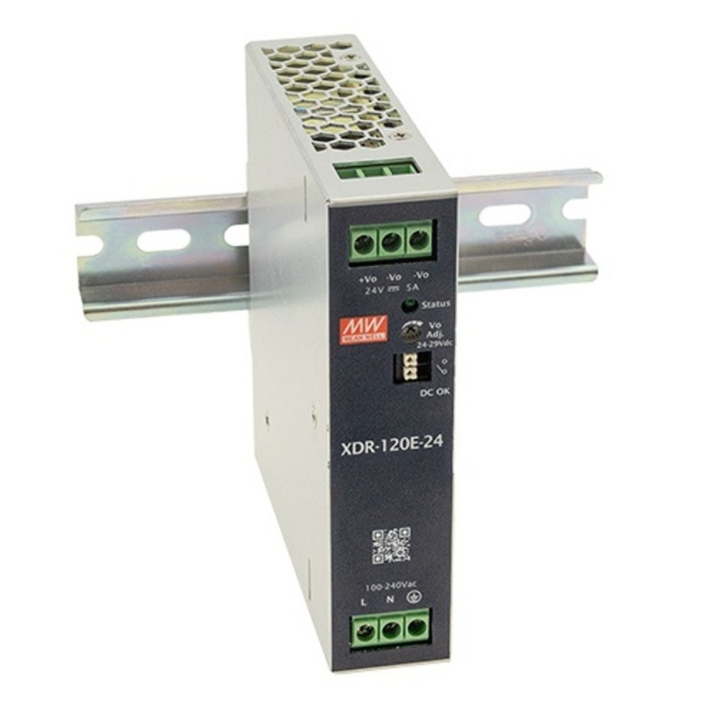 Fuente Riel DIN 120W 48VDC 2.5A In 85-264VAC