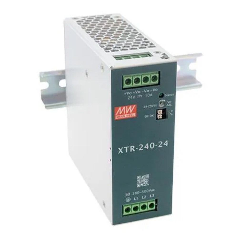 Fuente Riel DIN 240W 24VDC 10A In 85-264VAC