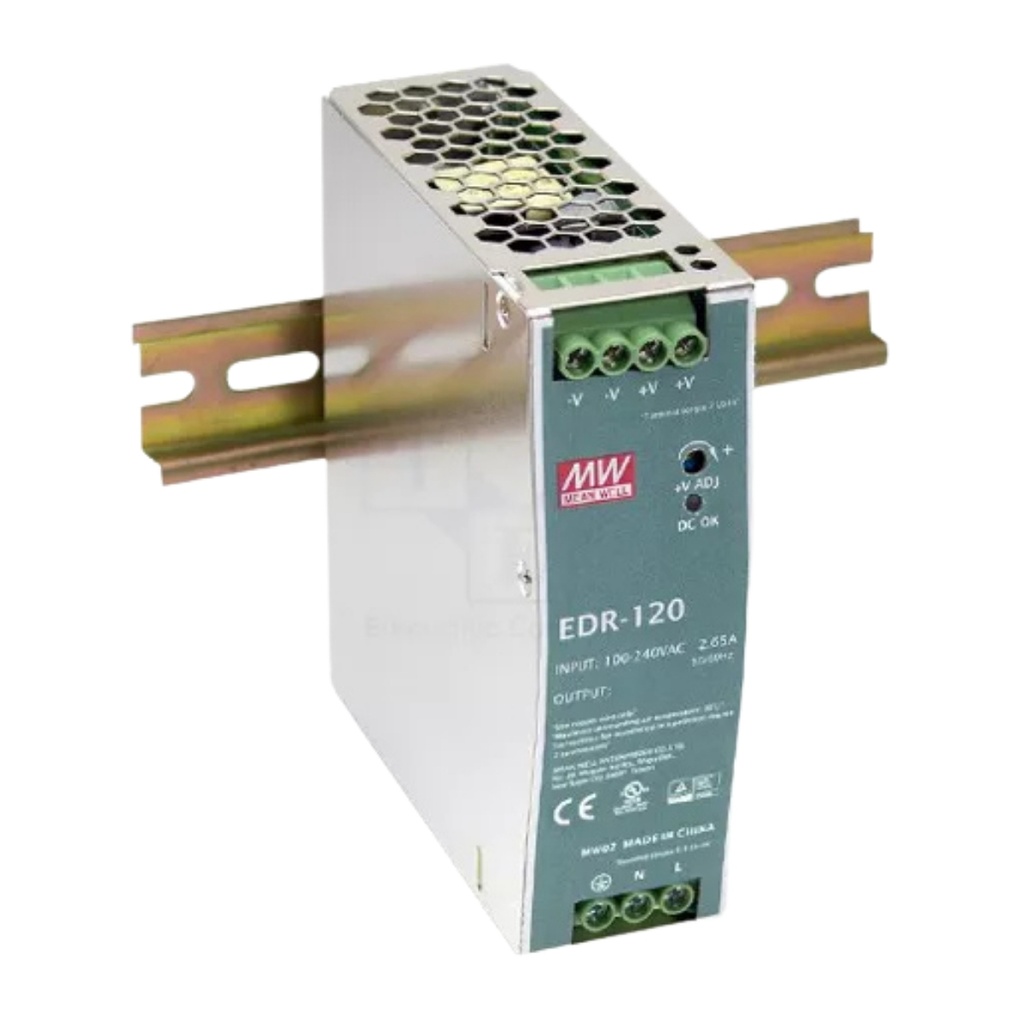 Fuente Riel DIN 480W 48VDC 10A In 85-264VAC